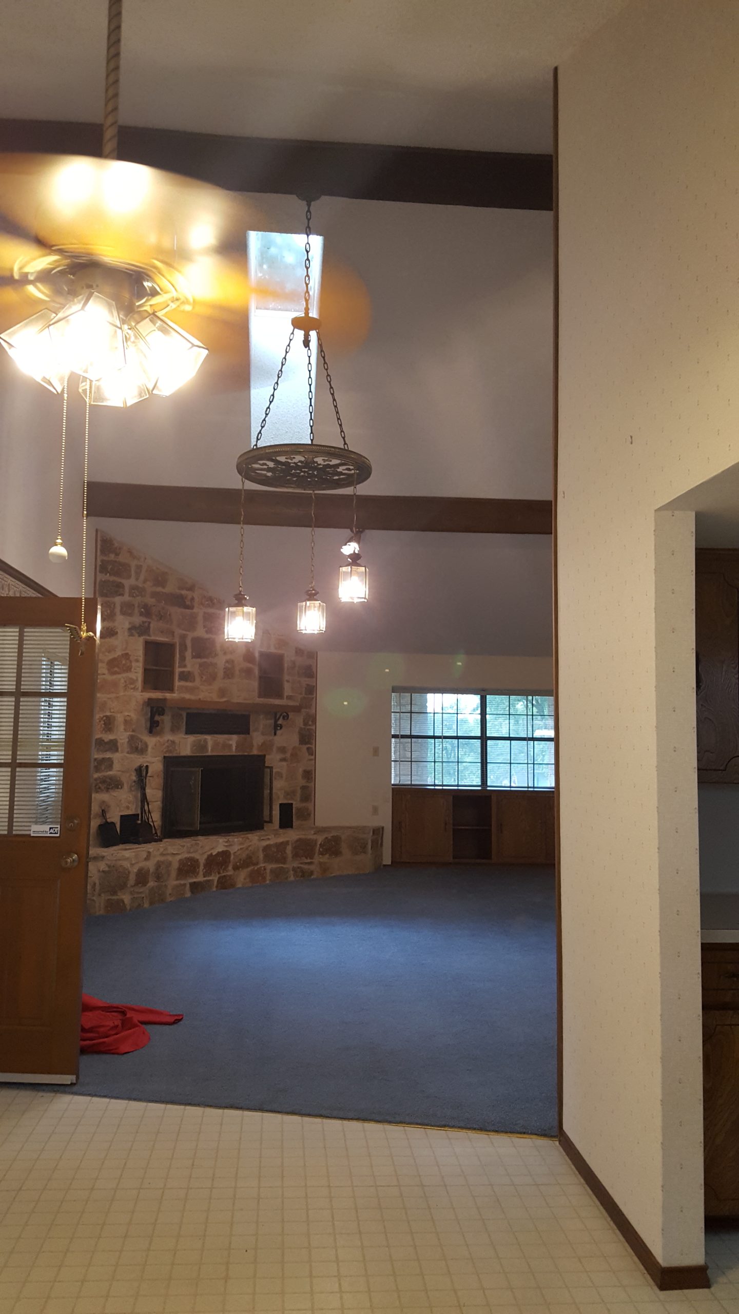 breakfast area to living room