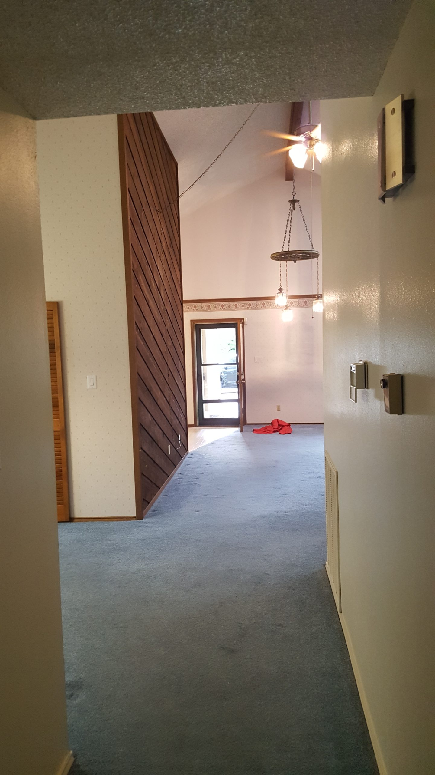 hallway to back door
